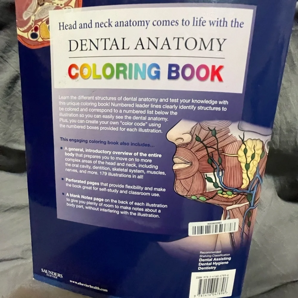 Dental Anatomy Coloring Book
